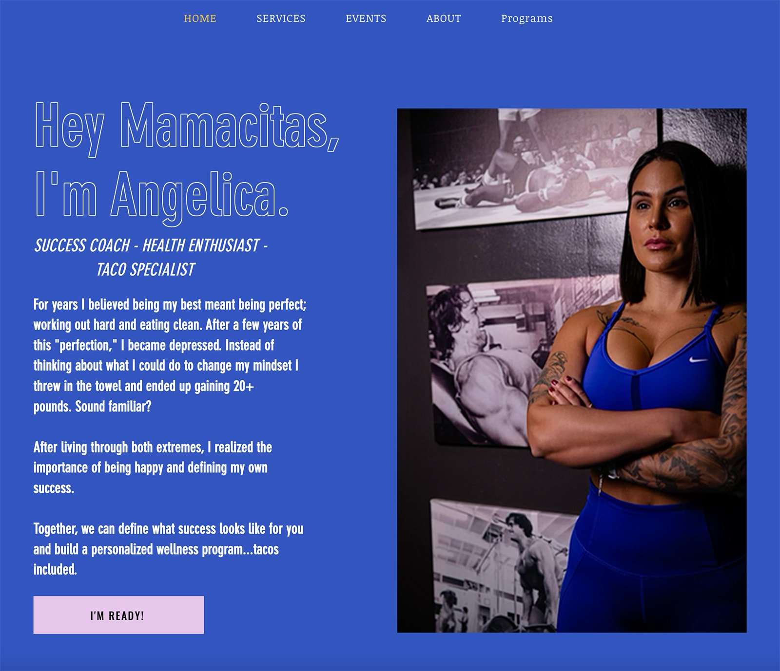 Original gellimarie.com homepage — the site before JADY Design’s rebrand and SEO overhaul