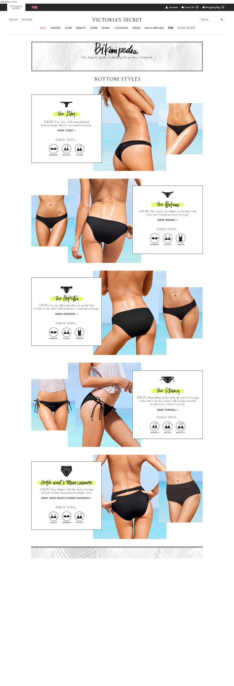 Bikinipedia — bottoms