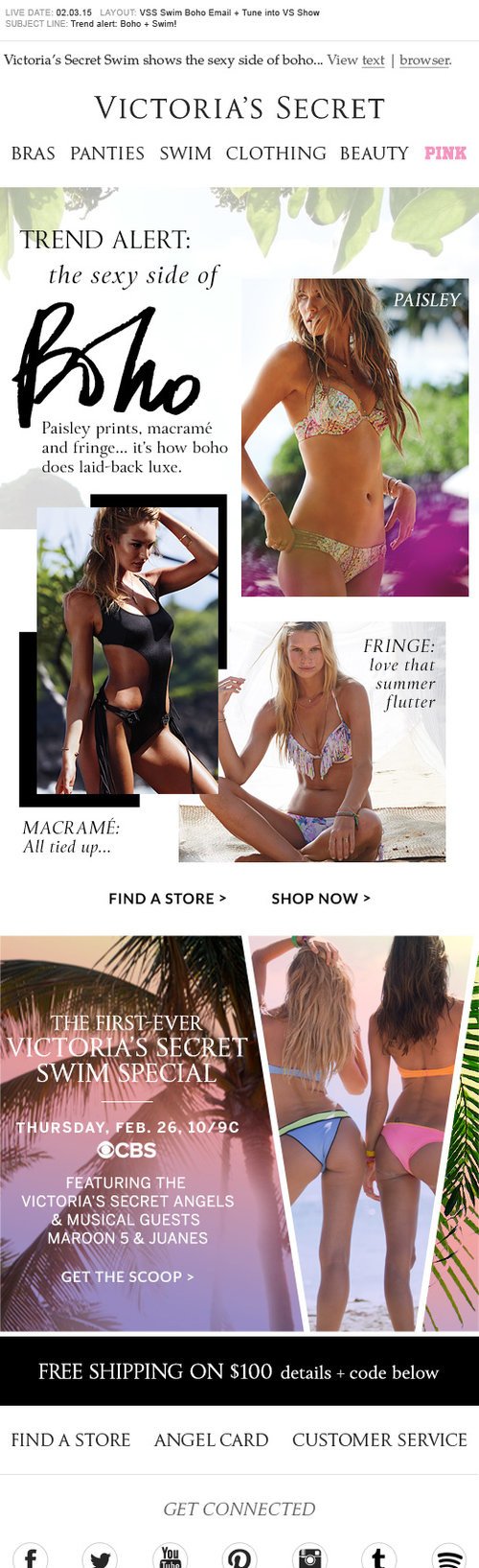 Editorial storytelling boho