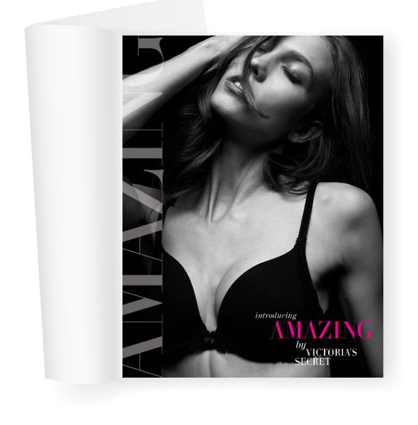 Amazing bra — minimalist catalog design