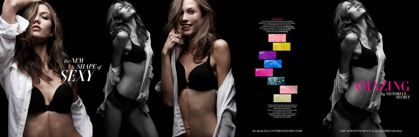 VS New Shape Sexy — interior gatefold spread